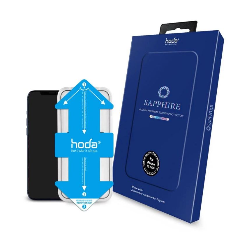 Hoda Sapphire 2.5D Screen Protector 5.4"/ 6.1"/ 6.7" with Helper