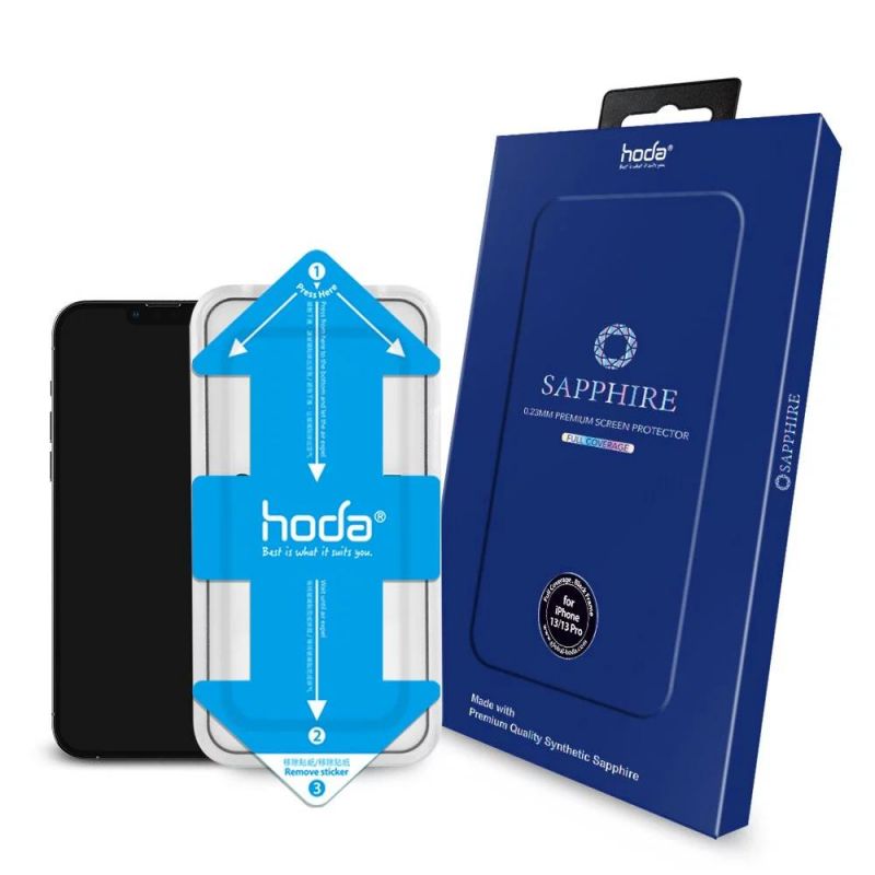 Hoda Sapphire 2.5D Screen Protector with Helper-6.1-Inch
