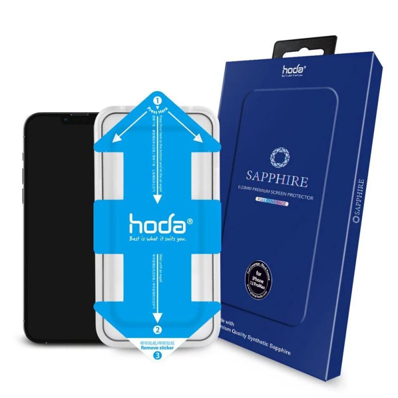 Hoda Sapphire 2.5D Screen Protector with Helper-6.7-Inch