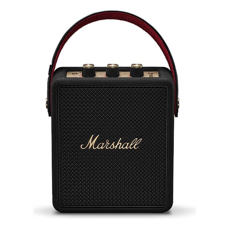Marshall Stockwell III Portable Bluetooth Speaker - Black and Brass
