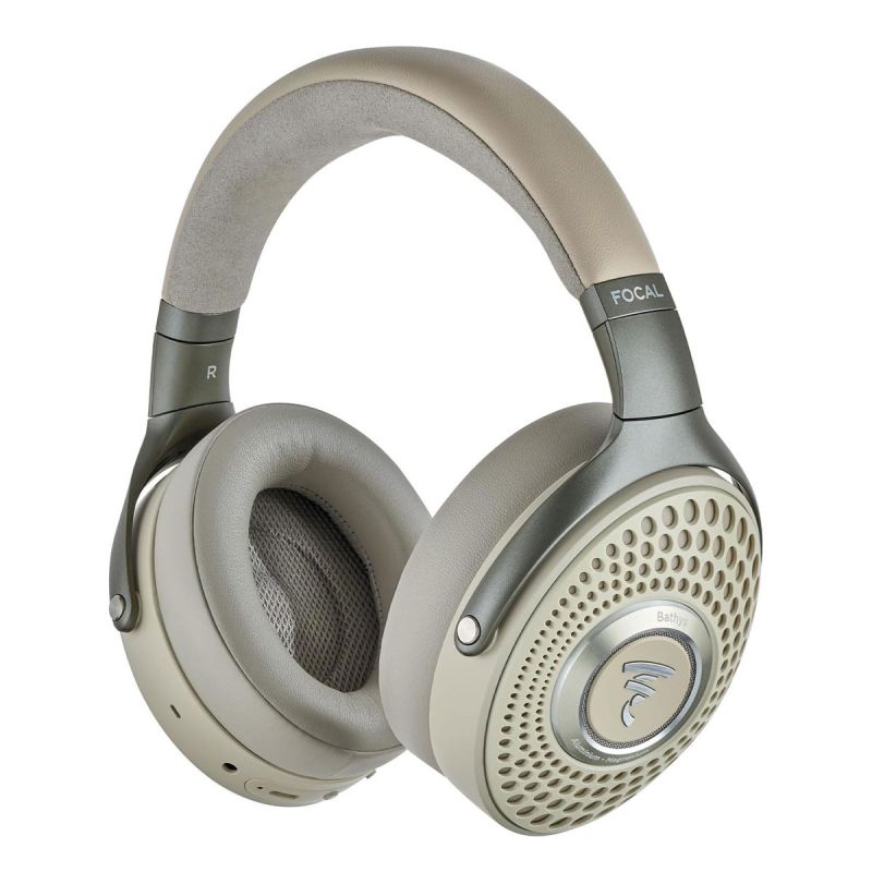 Focal Bathys Hi-Fi Bluetooth Wireless Headphones with Active Noise Cancelation - Dune