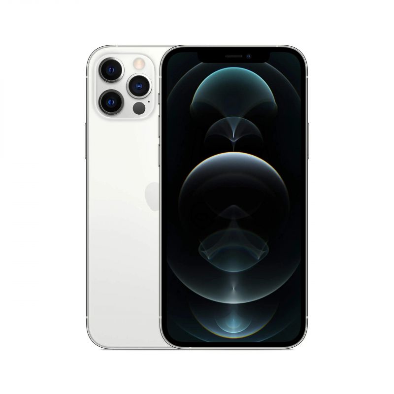 NEW Apple iPhone 12 Pro 6.1-Inches Factory Unlcoked, Global Carrier Network-Silver-US-512GB