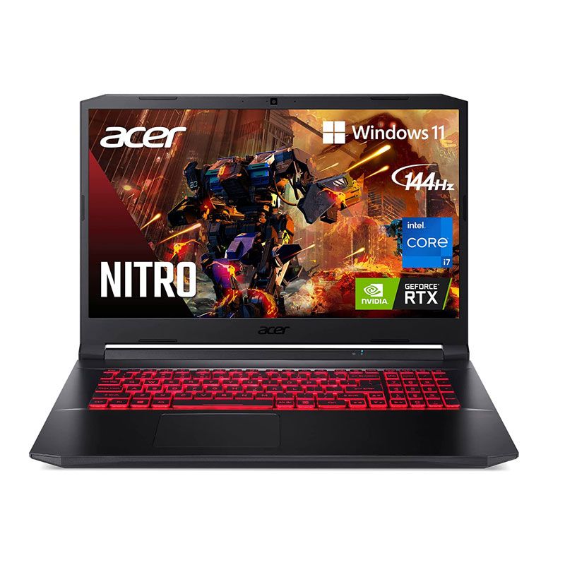 Acer Nitro 5 AN517-54-79L1 Gaming Laptop | Intel Core i7-11800H | NVIDIA GeForce RTX 3050Ti Laptop GPU | 17.3" FHD 144Hz IPS Display | 16GB DDR4 | 1TB NVMe SSD | Killer Wi-Fi 6 | Backlit KB | Win 11