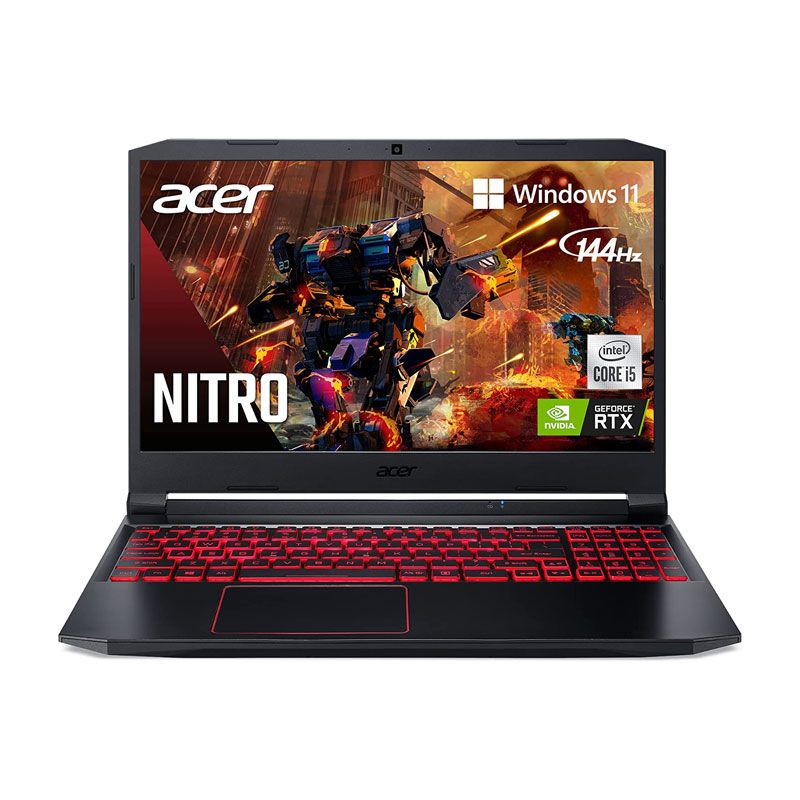 Acer Nitro 5 AN515-55-53E5 Gaming Laptop | Intel Core i5-10300H | NVIDIA GeForce RTX 3050 Laptop GPU | 15.6" FHD 144Hz IPS Display | 8GB DDR4 | 256GB NVMe SSD | Intel Wi-Fi 6 | Backlit Keyboard