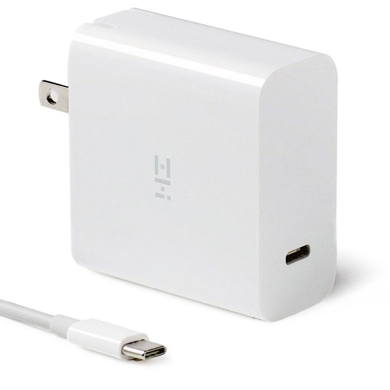PowerPlug Turbo 45W USB-C PD Wall Charger with 5ft USB-C to USB-C Cable