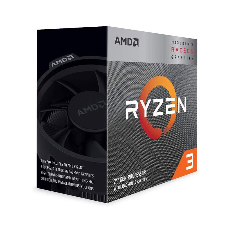 AMD Ryzen 3 3200G 3.6/4 GHz 4-Core Unlocked Desktop Processor with Radeon Graphics