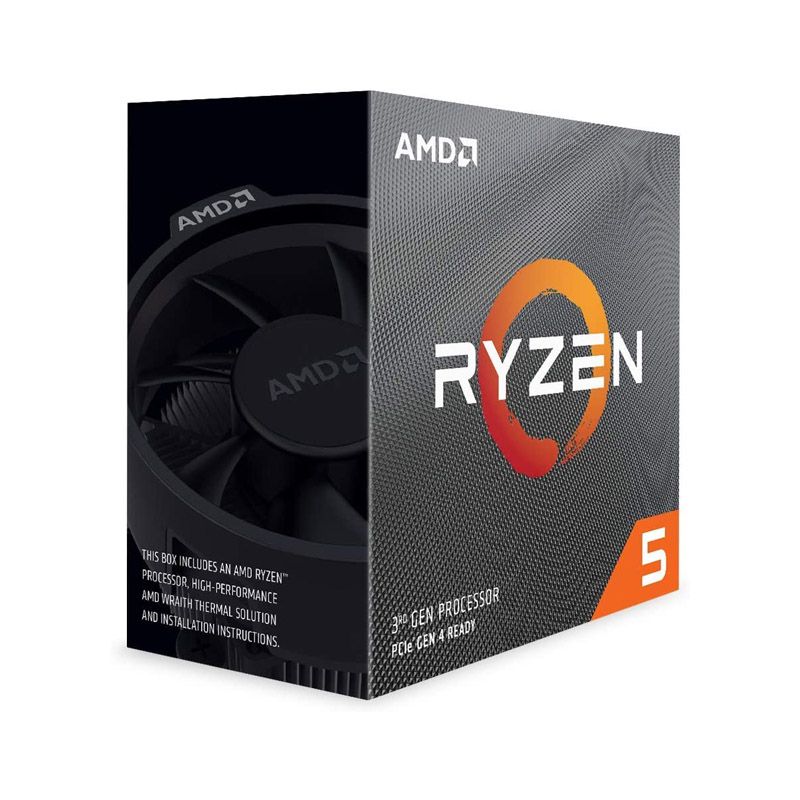 AMD Ryzen 5 3600 6-Core, 4.2 GHz 12-Thread Unlocked Desktop Processor with Wraith Stealth Cooler