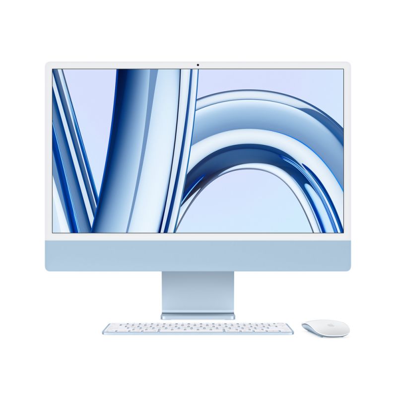Refurbished 24-inch iMac (Apple M3 Chip, 10-Core GPU) - Blue