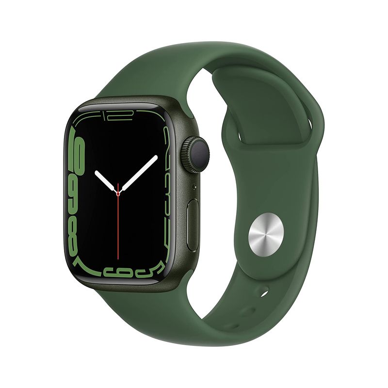 Apple Watch Series 7 Aluminum with Sport Band-Green-GPS-45mm