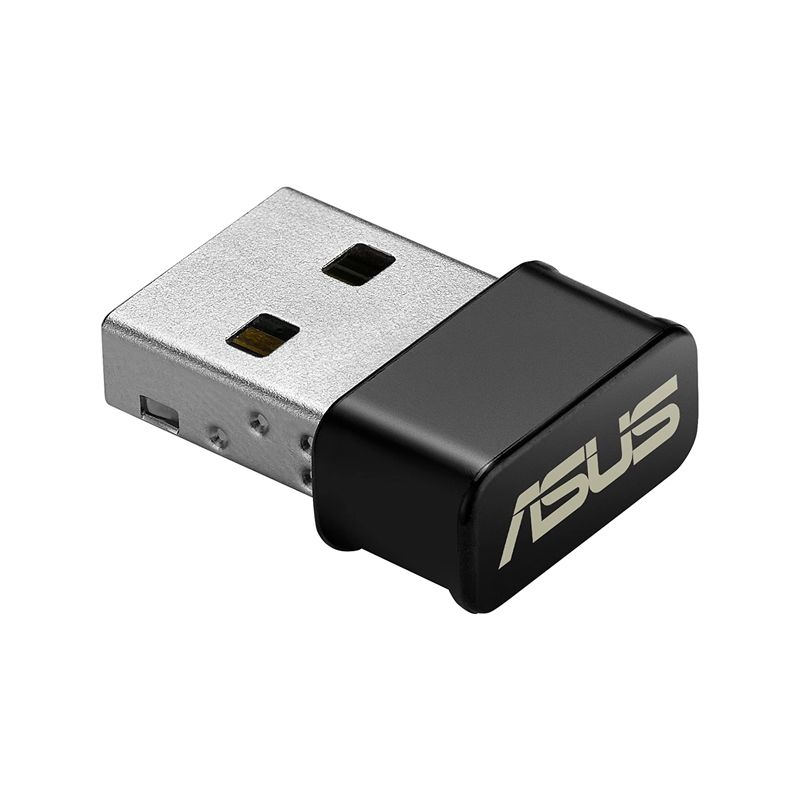ASUS USB-AC53 AC1200 Nano USB Dual-Band Wireless Adapter, MU-Mimo, Compatible for Windows XP/Vista/7/8/1/10, Black
