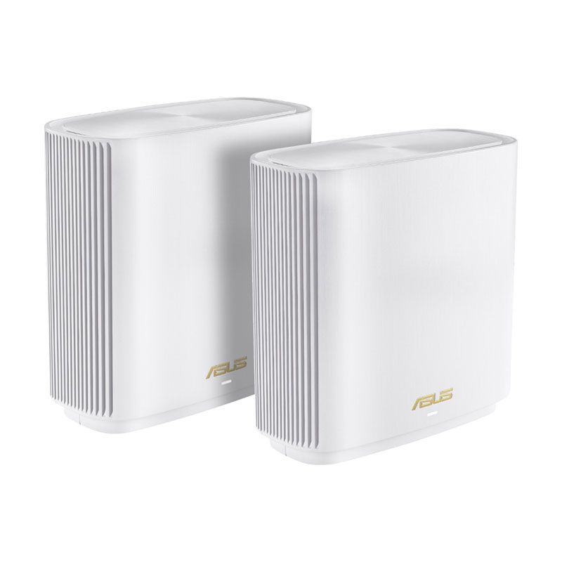 ASUS ZenWiFi AX6600 Tri-Band Mesh WiFi 6 System (XT8 2PK) - Whole Home Coverage up to 5500 sq.ft &amp; 6+ rooms, AiMesh, Included Lifetime Internet Security, Easy Setup, 3 SSID, Parental Control - White