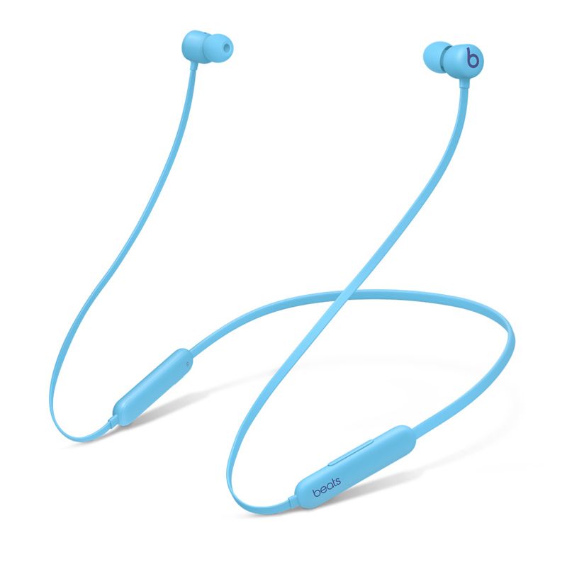 Beats Flex Wireless Earbuds – Apple W1 Headphone Chip, Magnetic Earphones, Class 1 Bluetooth, 12 Hours of Listening Time, Built-in Microphone - -Blue