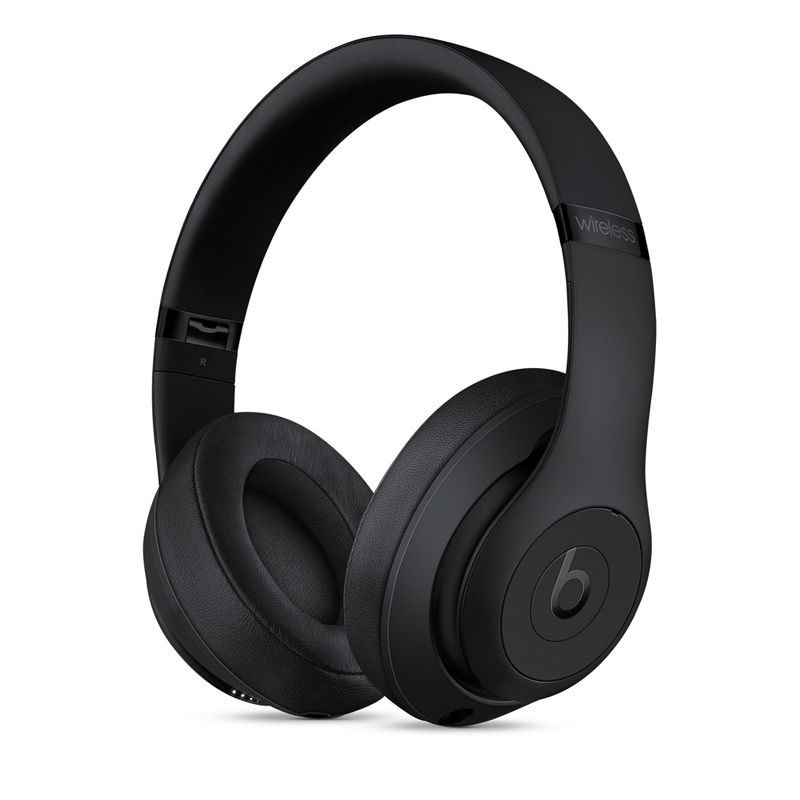 Beats Studio3 Wireless Noise Cancelling Over-Ear Headphones - Apple W1 Headphone Chip, Class 1 Bluetooth, 22 Hours of Listening Time, Built-in Microphone - -Black
