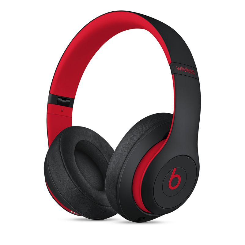 Beats Studio3 Wireless Noise Cancelling Over-Ear Headphones - Apple W1 Headphone Chip, Class 1 Bluetooth, 22 Hours of Listening Time, Built-in Microphone - -The Beats Decade Collection - Defiant Black-Red