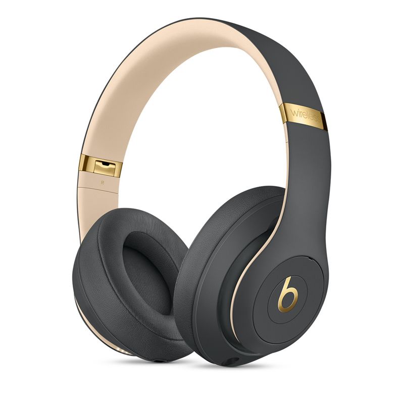 Beats Studio3 Wireless Noise Cancelling Over-Ear Headphones - Apple W1 Headphone Chip, Class 1 Bluetooth, 22 Hours of Listening Time, Built-in Microphone - -Grey