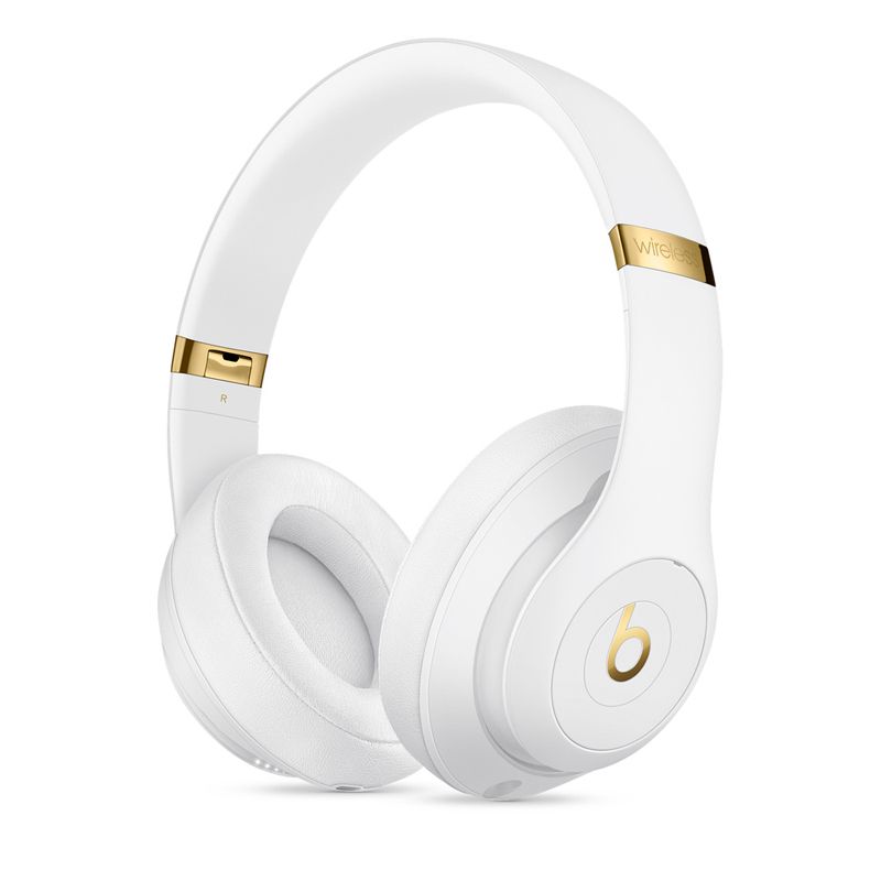 Beats Studio3 Wireless Noise Cancelling Over-Ear Headphones - Apple W1 Headphone Chip, Class 1 Bluetooth, 22 Hours of Listening Time, Built-in Microphone - -White