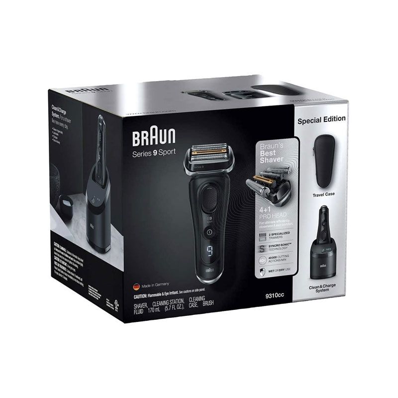 Braun Series 9 Shaver with Clean and Charge System 9310CC