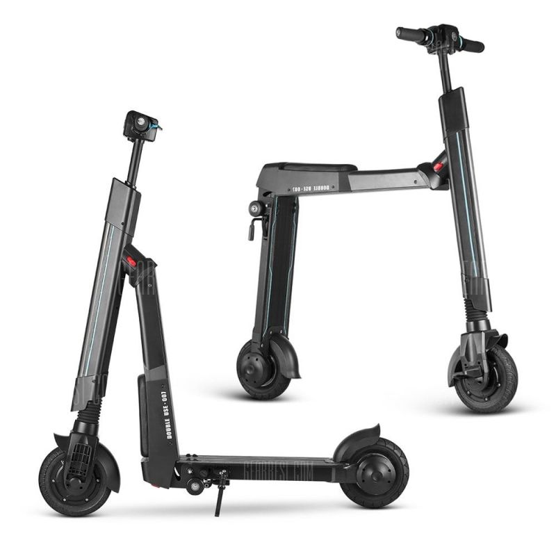 WW WWBETTER W - 007A Dual Use Electric Scooter Smart Folding Bike - Black