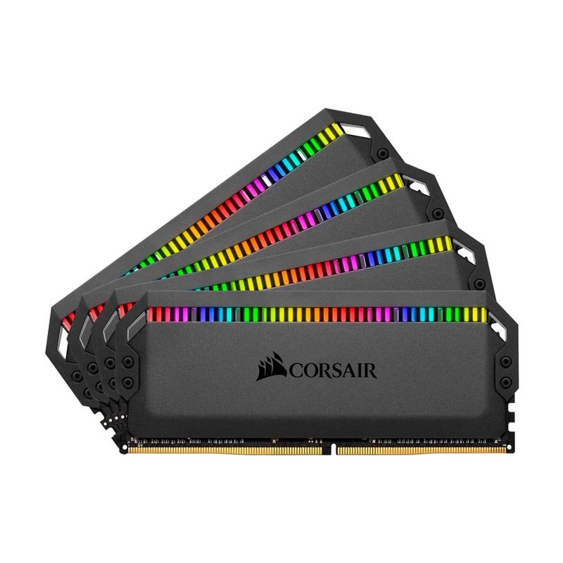 Corsair Dominator Platinum RGB 32GB (4x8GB) DDR4 3200 (PC4-25600) C16 1.35V Desktop Memory