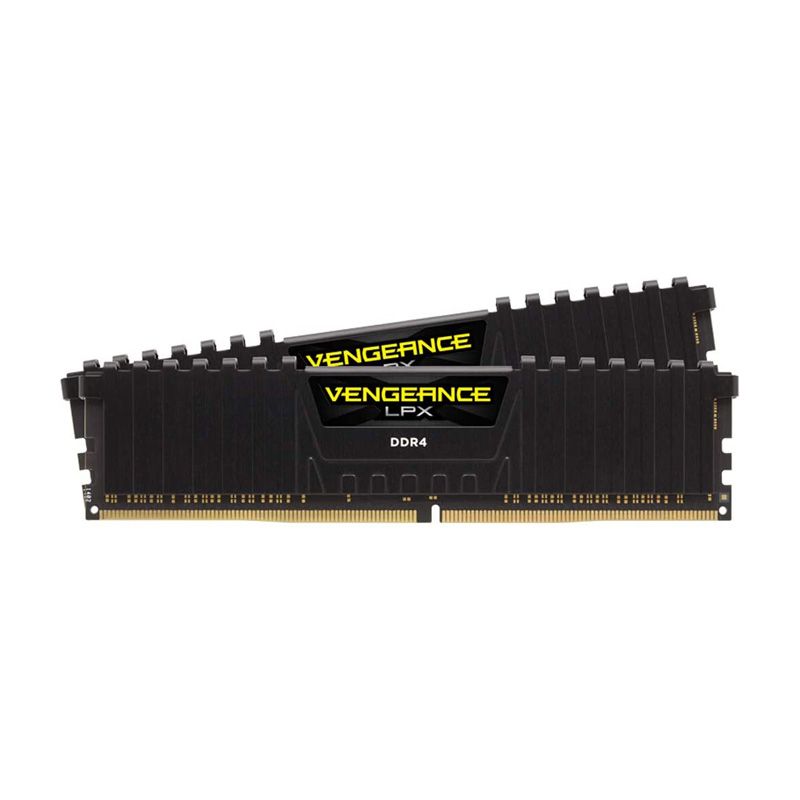 Corsair Vengeance LPX 16GB (2x8GB) DDR4 DRAM 3000MHz C15 Desktop Memory Kit - Black (CMK16GX4M2B3000C15)