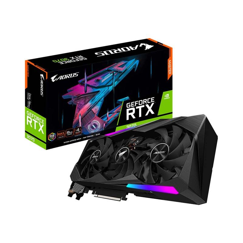Gigabyte AORUS GeForce RTX 3070 MASTER 8GB Graphics Card