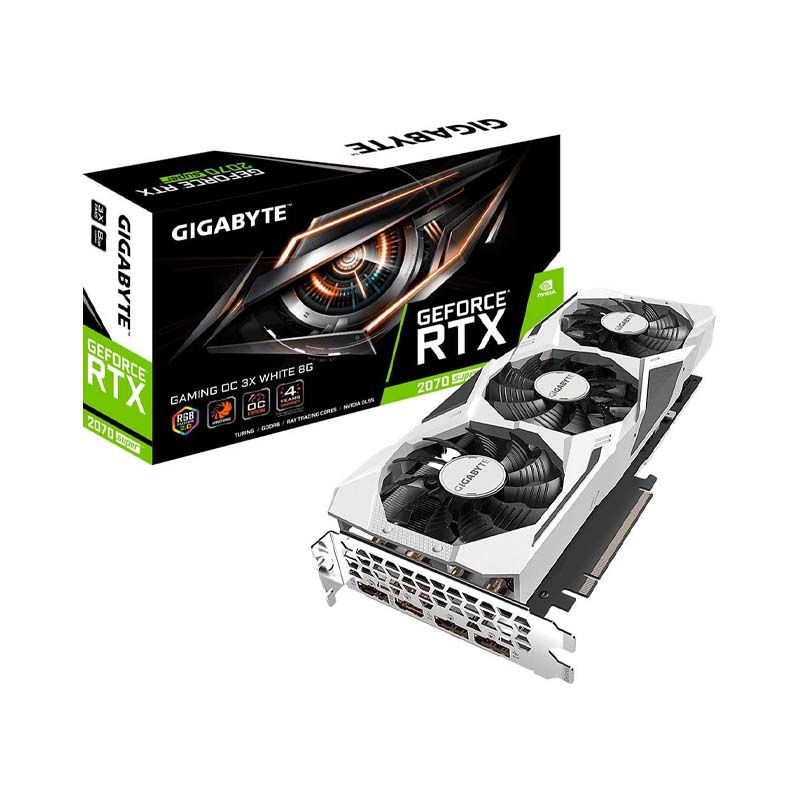 Gigabyte GeForce RTX 2070 Super Gaming OC White 8G Graphics Card, 3x WindForce Fans, 8GB 256-Bit GDDR6, GV-N207SGamingOC White-8GD Video Card