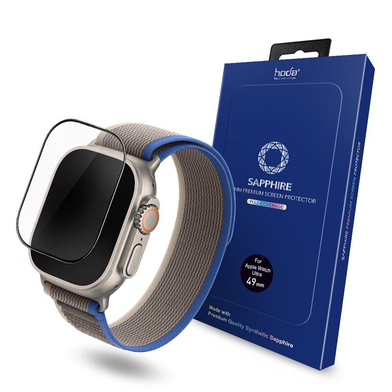 hoda Apple Watch Ultra 49mm Sapphire Full Coverage Screen Protector|Taiwan hoda