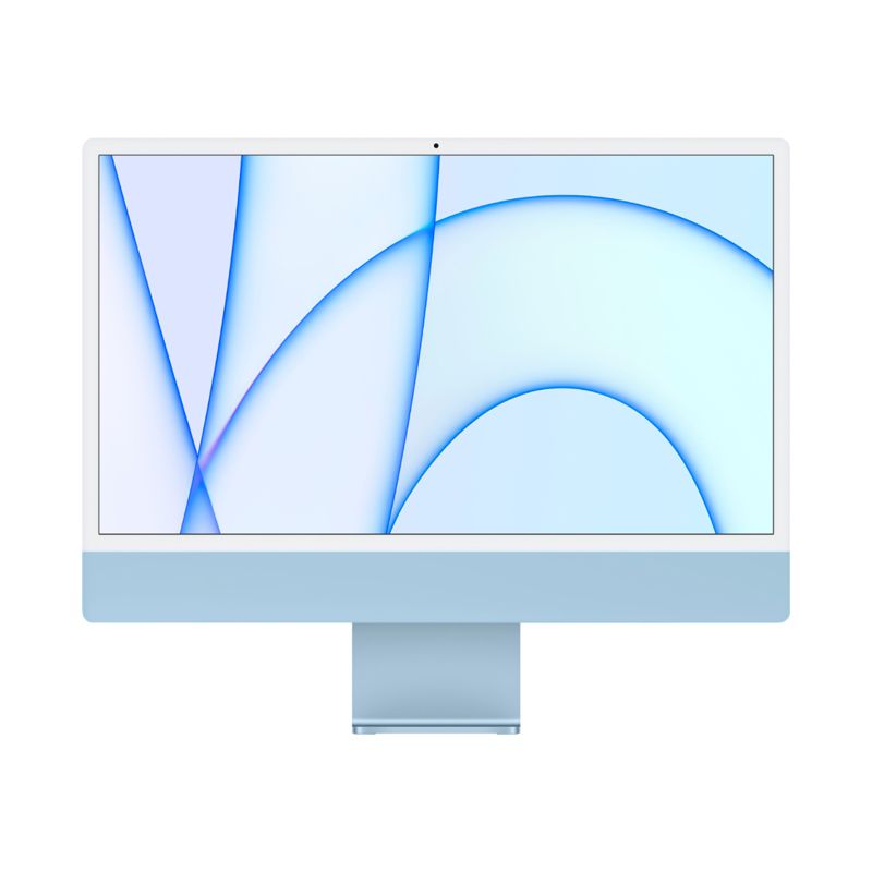 24" iMac® with Retina 4.5K display - Apple M1 - 8GB Memory - w/Touch ID (Latest Model) -Blue-512GB