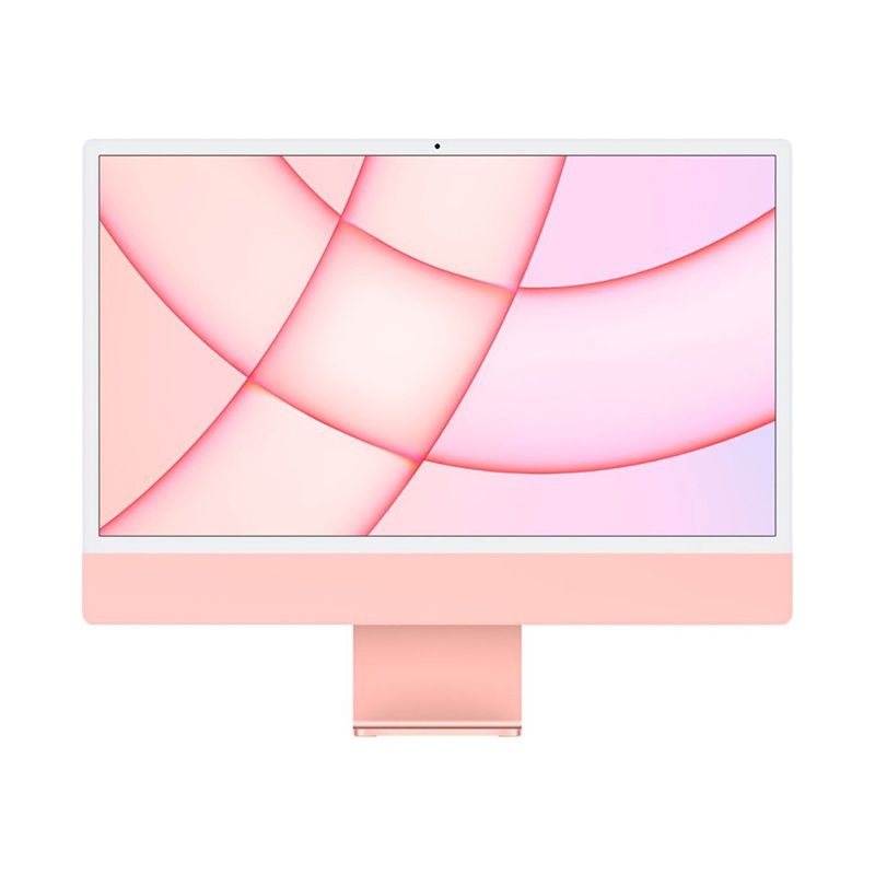 24" iMac® with Retina 4.5K display - Apple M1 - 8GB Memory - w/Touch ID (Latest Model) -Pink-256GB