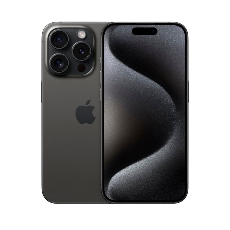 Apple - iPhone 15 Pro 1TB Factory Unlocked - Bright Star Resource - Black Titanium