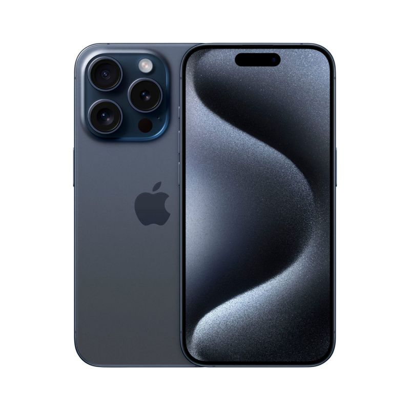 Apple - iPhone 15 Pro 1TB Factory Unlocked - Bright Star Resource - Blue Titanium