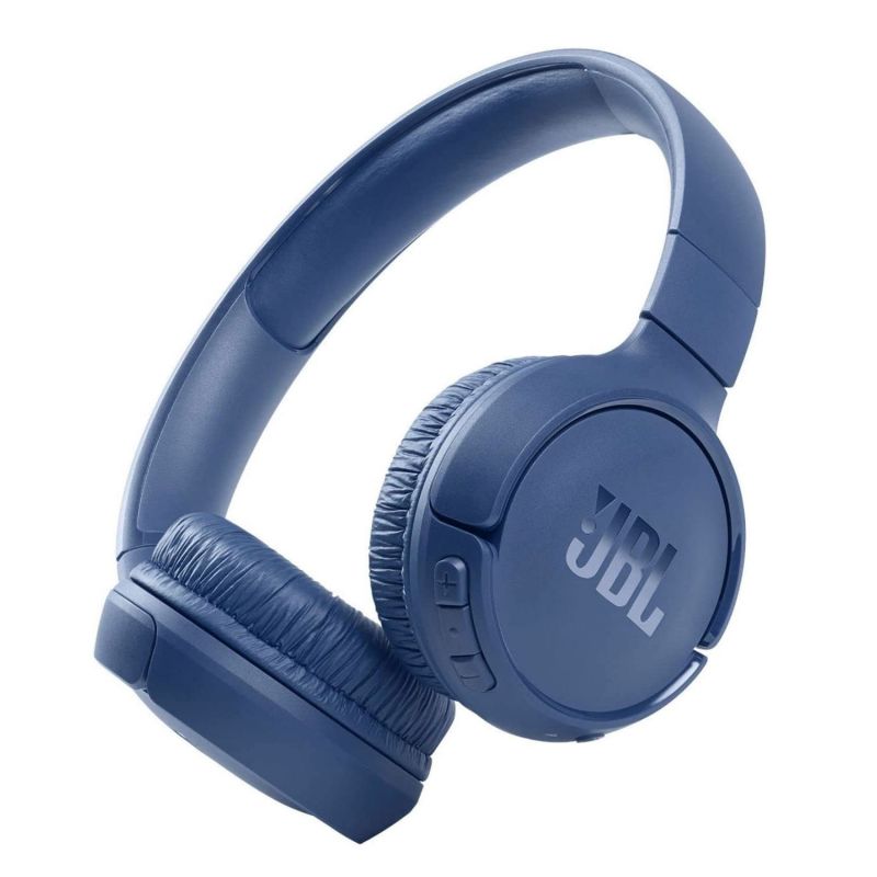 JBL Tune 510BT: Wireless On-Ear Headphones with Purebass Sound - Blue