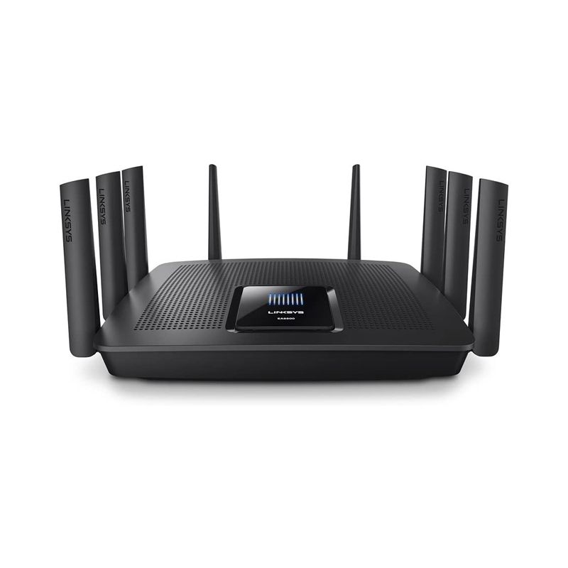 Linksys EA9500 Tri-Band Wi-Fi Router for Home (Max-Stream AC5400 MU-Mimo Fast Wireless Router), Black