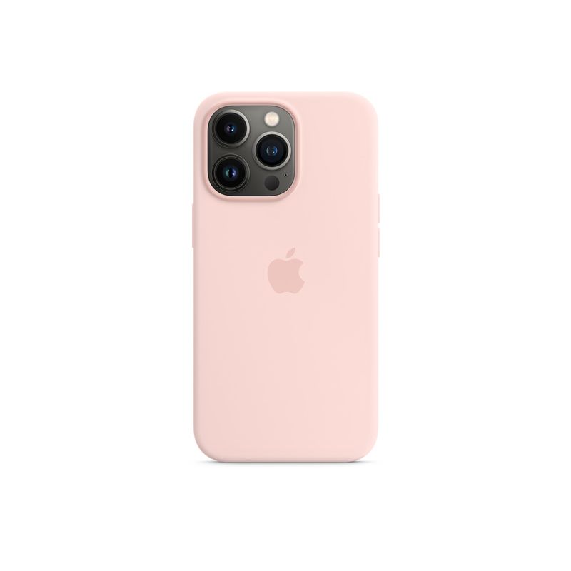 Apple iPhone 13 Pro Silicone Case with MagSafe-Chalk Pink-6.1-Inch