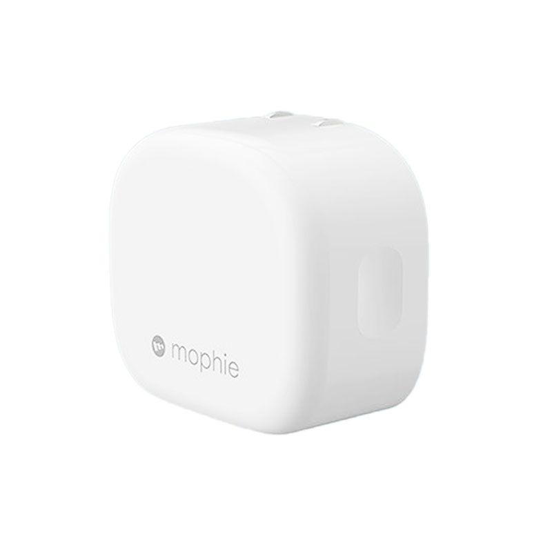 mophie PD 45W with Dual USB-C cable, 45W Fast Wall Charger (Apple Exclusive-White) for MacBook Air, iPad, iPhone, Apple Devices, USB-C Devices 100 - 240V 50/60Hz 1.5A