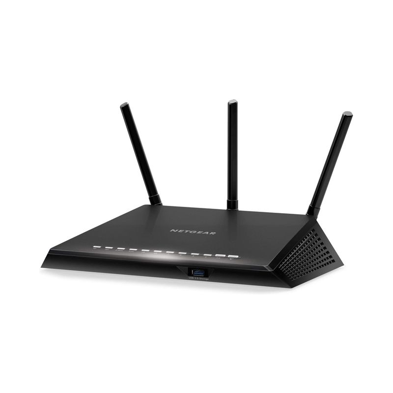 NETGEAR Nighthawk Smart Wi-Fi Router, R6700 - AC1750 Wireless Speed Up to 1750 Mbps | Up to 1500 Sq Ft Coverage & 25 Devices | 4 x 1G Ethernet and 1 x 3.0 USB Ports