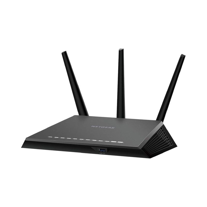 NETGEAR Nighthawk Smart Wi-Fi Router (R7000) - AC1900 Wireless Speed (Up to 1900 Mbps) | Up to 1800 Sq Ft Coverage & 30 Devices | 4 x 1G Ethernet and 2 USB ports