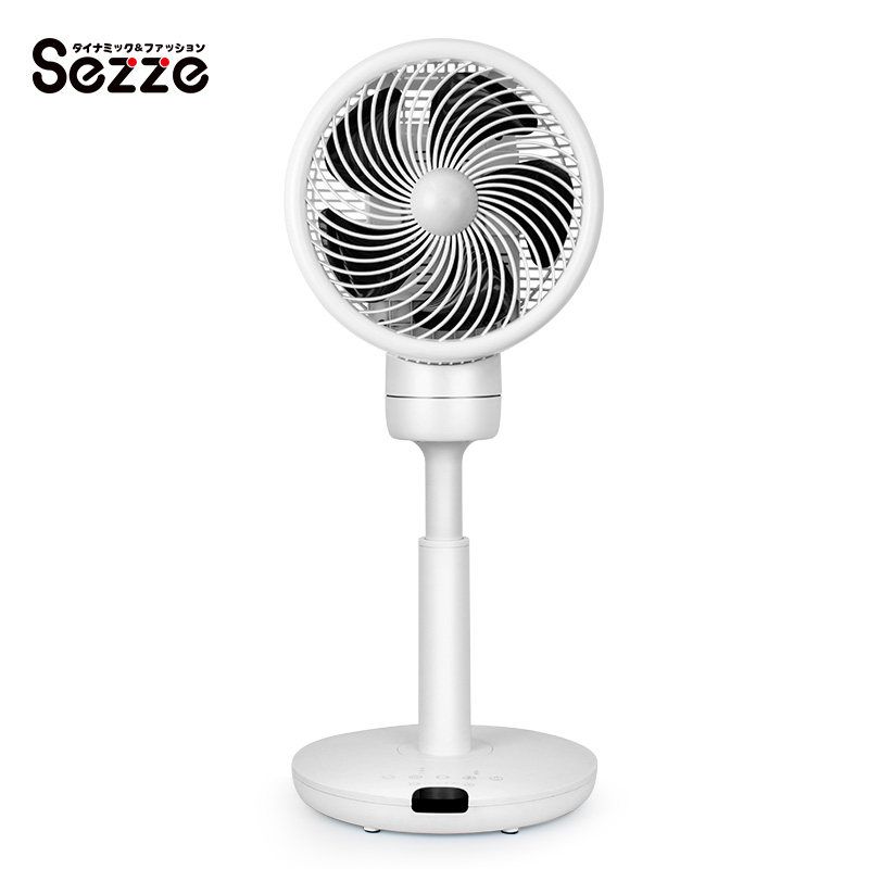 Sezze Y-243W Electric Fan 3D Air Circulator, AI Touch Control, Watt 55W Latest Model