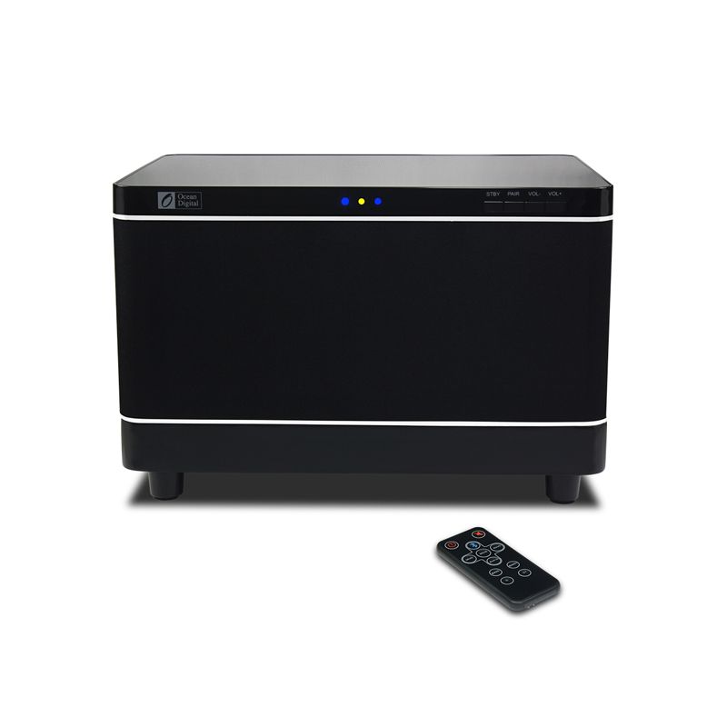 Ocean Digital Zeno Home Heavy Subwoofer Wireless Bluetooth Audio Computer Speaker 100-240v 50/60Hz 3.5mm, USB 5V/1A DC15V