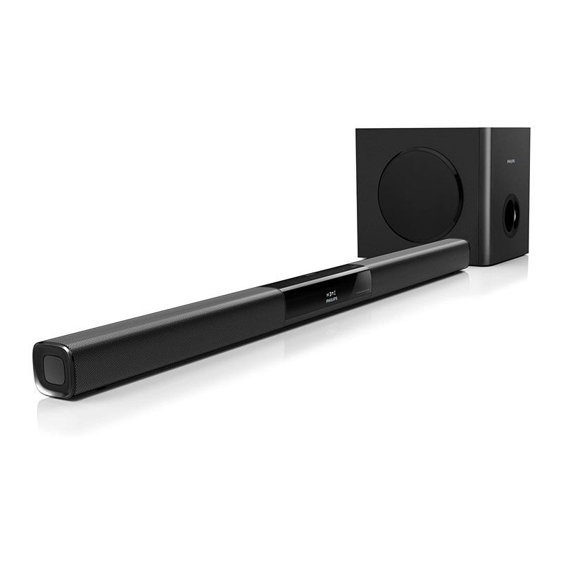 Philips HTL3110B/93 2.1 Bluetooth, Auxiliary, USB, HDMI Soundbar Speaker - Black