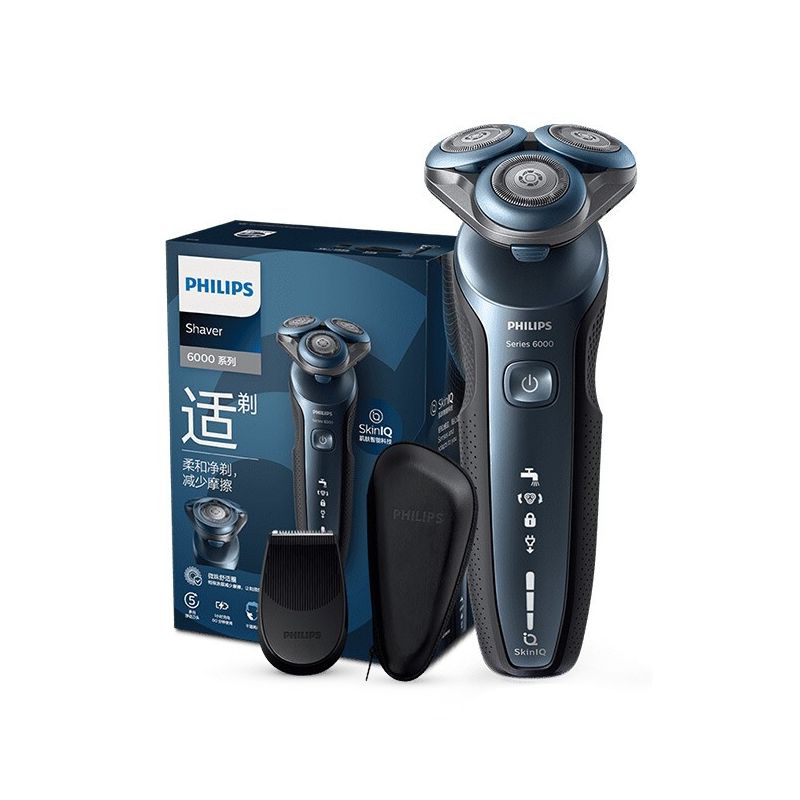 Philips Shaver 6000 Series S6688 100-240V 50/60Hz 9W IPX4 Wet & Dry