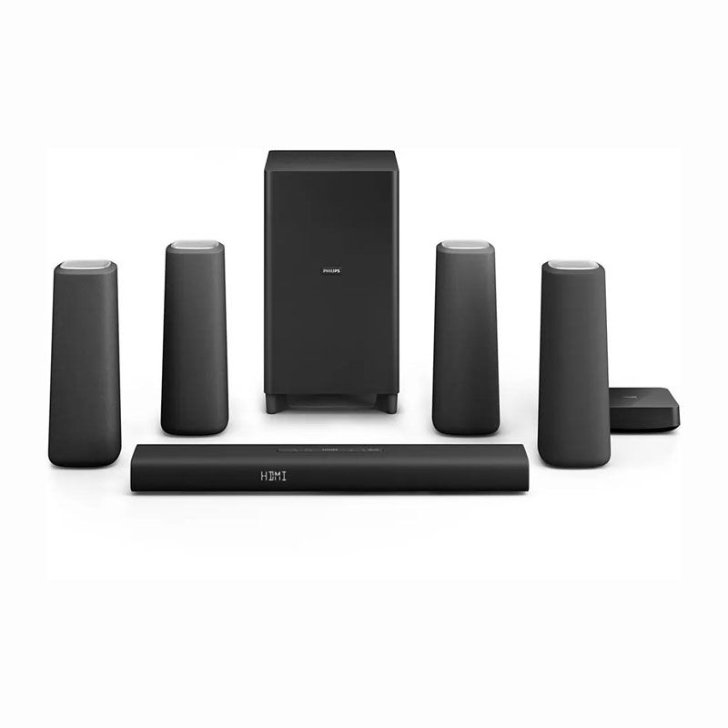 Philips CS5530B Zenit cinema speakers 5.1 Bluetooth NFC HDMI 4K2K pass-through for ultra HD content enjoyment