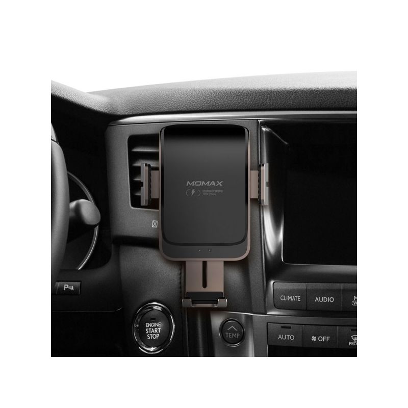 MOMAX Q. Mount Smart 2 IR Auto Clamping Wireless Charging Car Mount