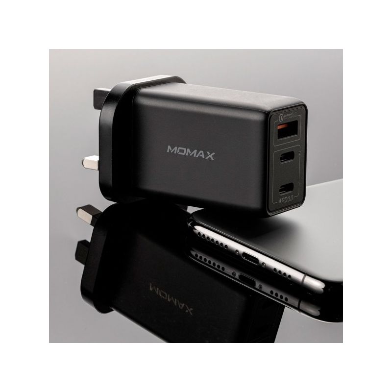 MOMAX One Plug 65W 3-Port GaN Charger - UM20