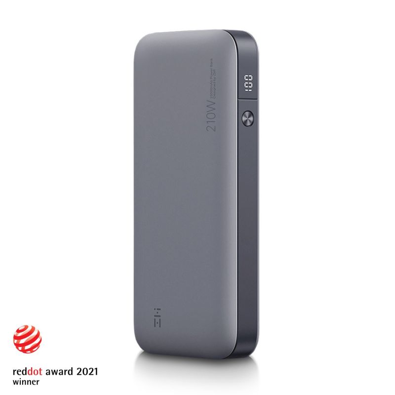 ZMI PowerPack No. 20 Worldwide Edition (Model QB826G) 25000 mAh USB-C Portable Charger for 16 inch MacBook Pro Battery Pack with 210W Total Output