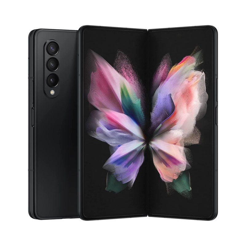 Samsung Galaxy Z Fold 3 256GB Factory Unlocked Android 5G Cell Phone Dual Sim Slot Smartphone Tablet 2-in-1 Foldable Dual Screen Under Display Camera -Phantom Black