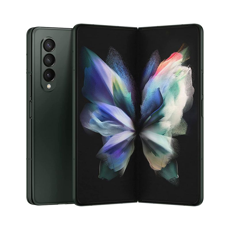 Samsung Galaxy Z Fold 3 256GB Factory Unlocked Android 5G Cell Phone Dual Sim Slot Smartphone Tablet 2-in-1 Foldable Dual Screen Under Display Camera - Phantom Green