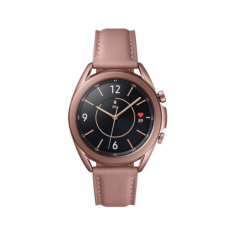 Samsung Galaxy Watch 3  (41mm, GPS, Bluetooth) Smart Watch with Advanced Health Monitoring, Fitness Tracking, and Long Lasting Battery - Mystic Bronze (HK Version)