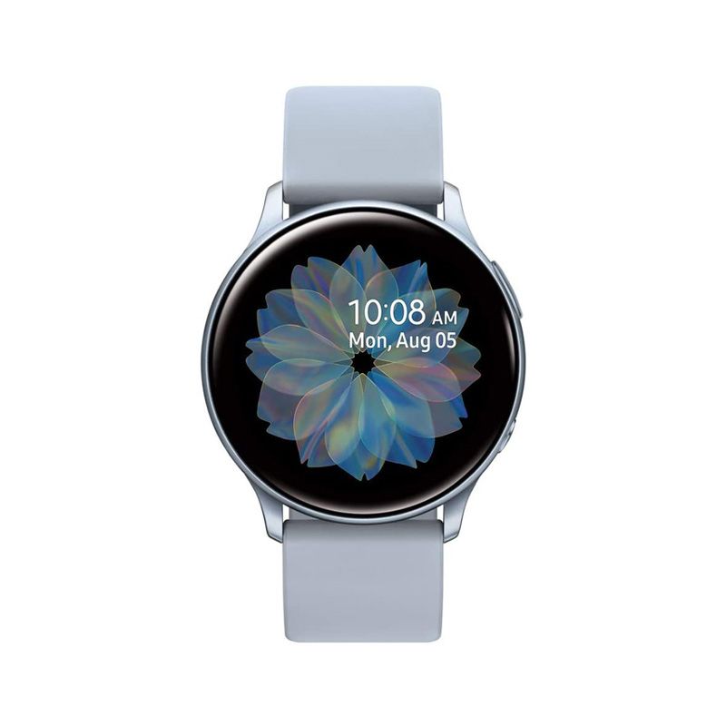 SAMSUNG Galaxy Watch Active 2 (40mm, GPS, Bluetooth) Smart Watch with Advanced Health Monitoring, Fitness Tracking, and Long lasting Battery, Silver (HK Version)