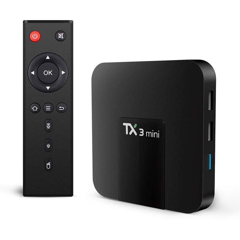 TX3 Mini Android TV Box 4K TV Amlogic S905W Quad core H.265 Decoding 2.4GHz WiFi TV Box - 2GB/16GB